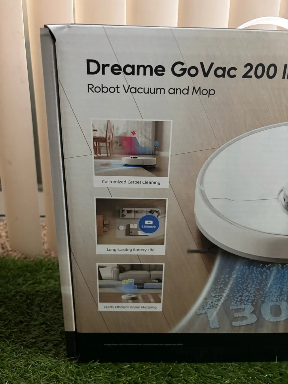 Dreame GoVac 200 Lite Robot Vacuum and Mop - White